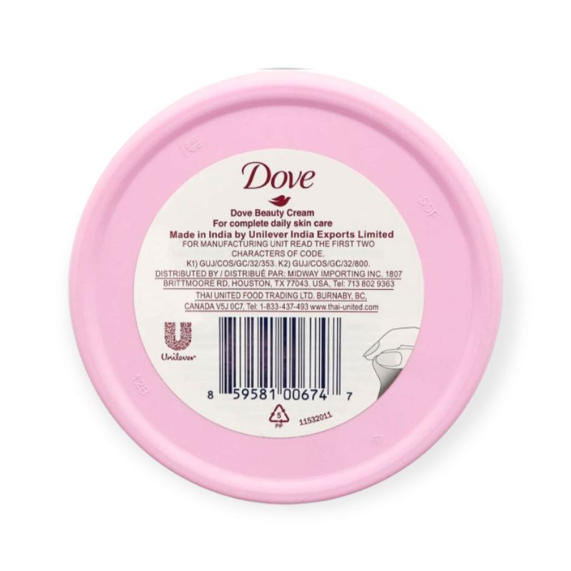 Dove Beauty Cream Lotion Pink Crème De Beauté 75mL