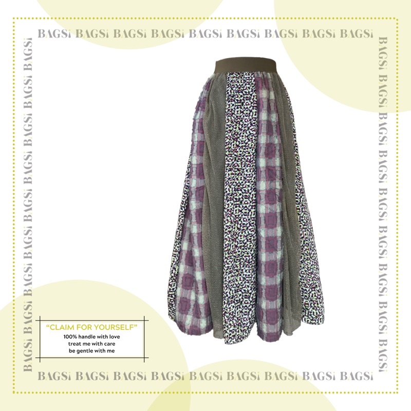 SHAREN skirt ( rok / rok panjang / rok midi / army skirt / rok army / rok hijau / hijau army / roko 