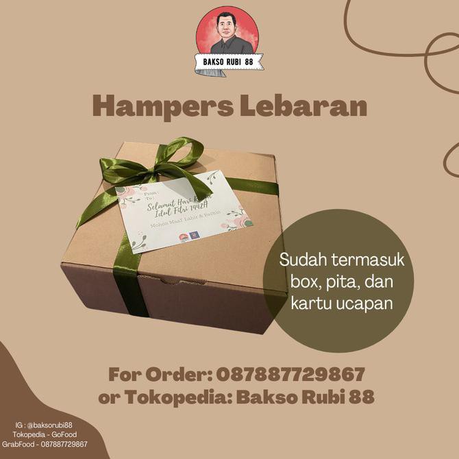 

Parsel Ramadan Hampers Lebaran - Paket Berkah 4 - Bakso Rubi 88 Indhfebria