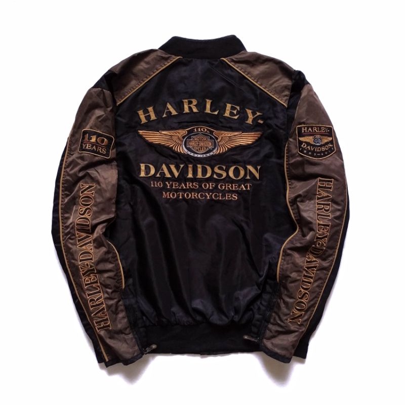 jaket HARLEY DAVIDSON 110 YEARS ANNIVERSARY bekas thrifted second preloved