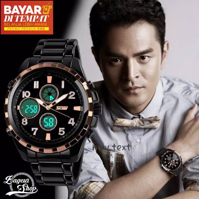 JAM TANGAN PRIA FREE BOX