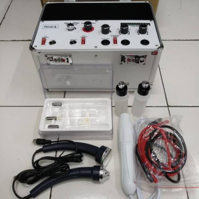 Alat Facial mikata 4 fungsi ultrasound HF vacum spray