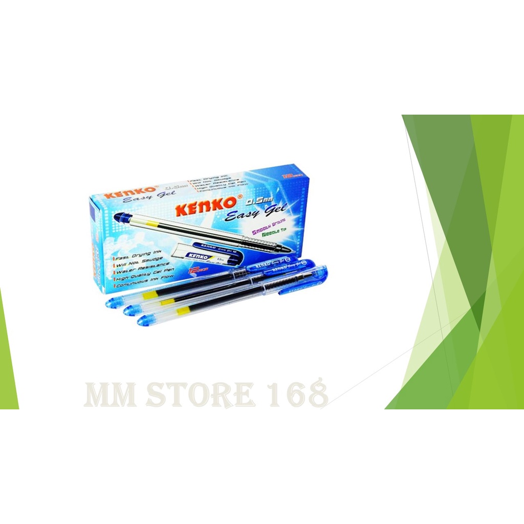 

Ballpoint / Pulpen / Pen Gel Merk Kenko Easy Gel ( Isi 12 buah )