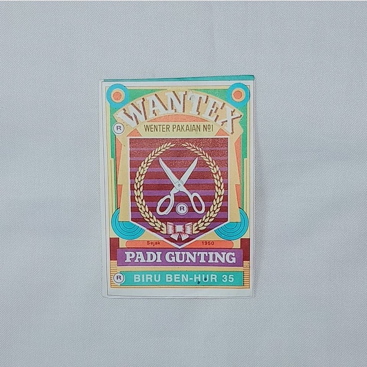 WANTEX BIRU BENHUR PEWARNA KAIN JEANS KATUN KANVAS MALANG