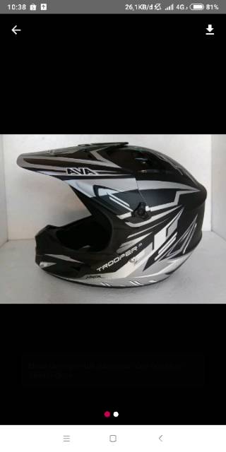 helm cross trail anak kids