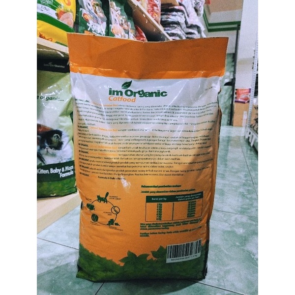 EKSPEDISI MAKANAN KUCING IM ORGANIC INDONESIAN BEST FORMULA 7,5KG