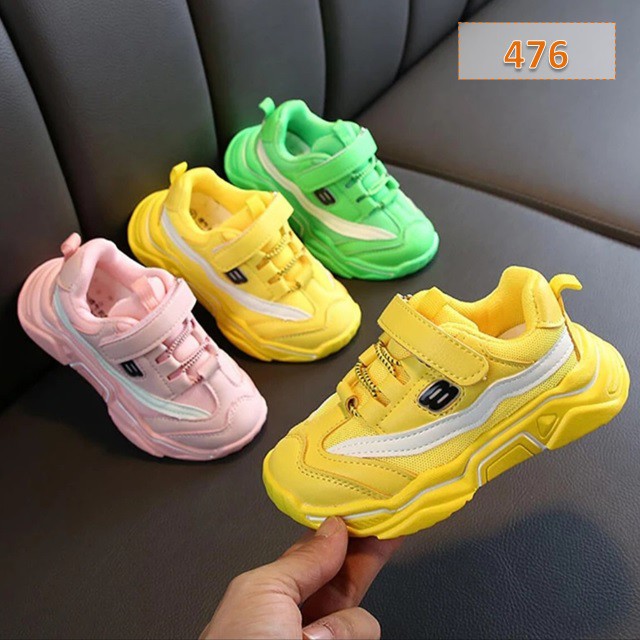 Sepatu Sneakers Anak Modis Style 26-35 AS 136 Sepatu Anak Sekolah Eight Fashion Korea Cewek Cowok - 476
