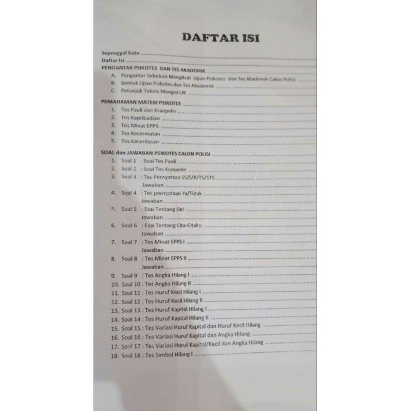 Buku Panduan Resmi Calon Taruna Akpol 2021 Shopee Indonesia