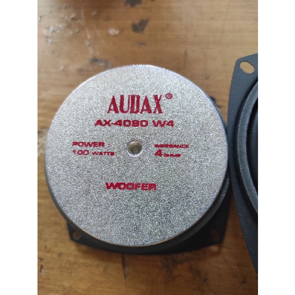 speaker audax ax 4080 w4 spiker komponen audax 4inchi spiker woofer 4" audax original