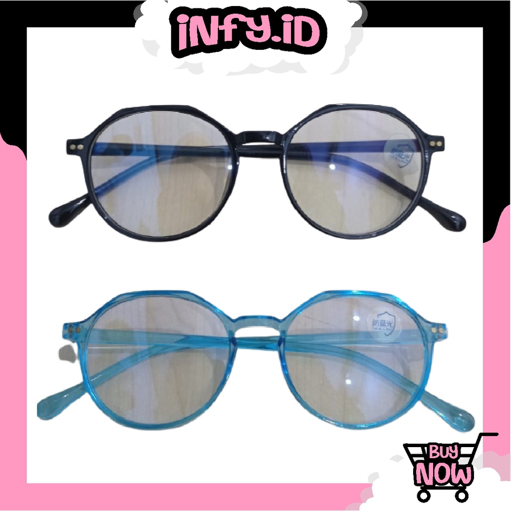 INFY - R231 Kacamata Fashion Wanita Kekinian Kacamata Wanita Pria Kacamata Korea Eyeglasses