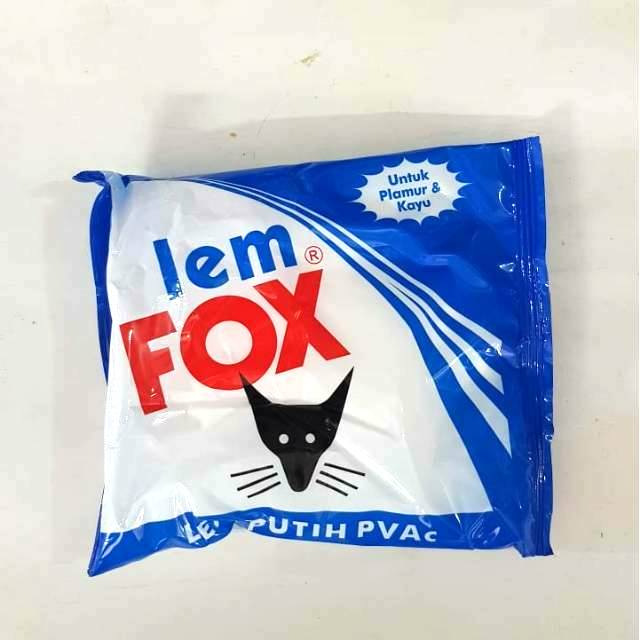 LEM FOX PUTIH 350 GRAM KEMASAN PLASTIK REFILL