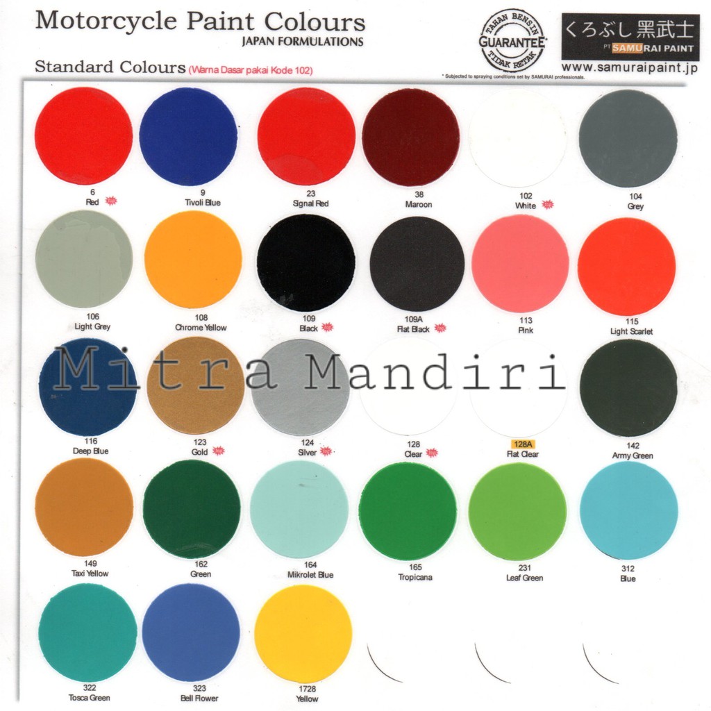 

samurai paint 102 109 109a 128 128a 124 104 23 9 6 323 371 108 1728 123 149 162 312 cat samurai