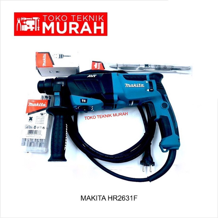 Makita HR 2631 F / HR2631F X5 - Mesin Bor Anti Geta HR2631FX5