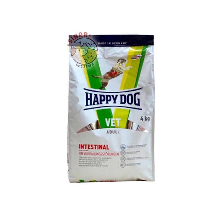 Happy Dog Intestinal Diet 4KG Makanan Anjing Pencernaan Food Pelet Digest