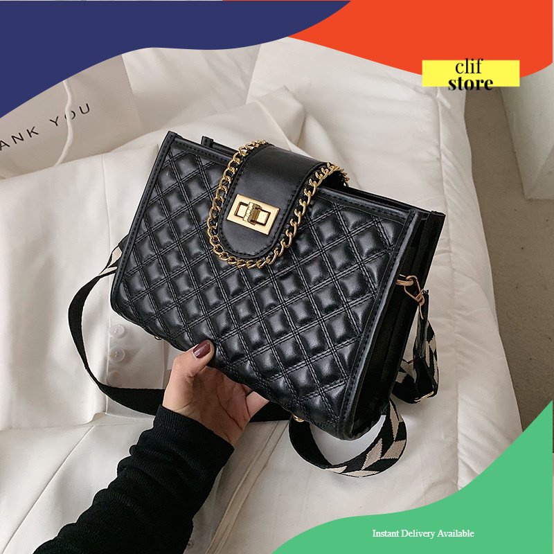 CLIF tas selempang wanita import premium HBS1 sling bag bahan premium