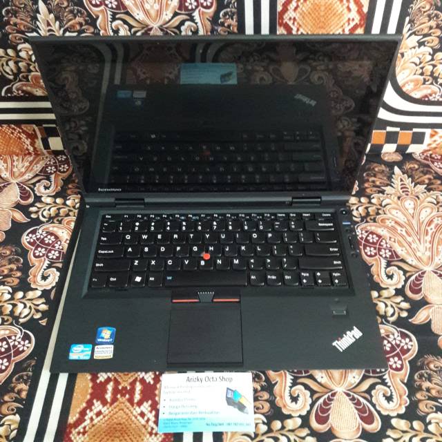 Laptop Lenovo X1 Slim Mewah Elegan Core i5 ram 4gb ssd 128gb camera hdmi usb 3 harga bekas termurah