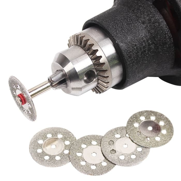 Mata Diamond 22mm Gerinda Potong Mini Grinder untuk Logam, Batu, Kaca