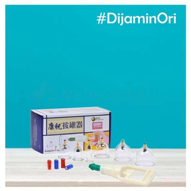 Kop angin 6 pcs alat bekam masuk angin