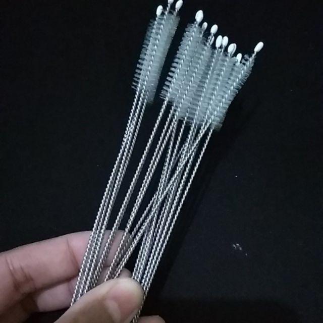 Sikat Sedotan Stainless 17 Cm Harga Per Satuan