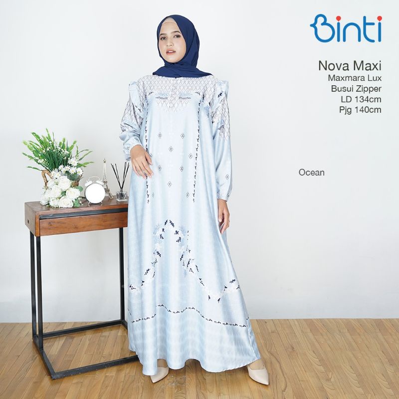 nova maxi jumbo gamis jumbo maxmara ld 134 by binti