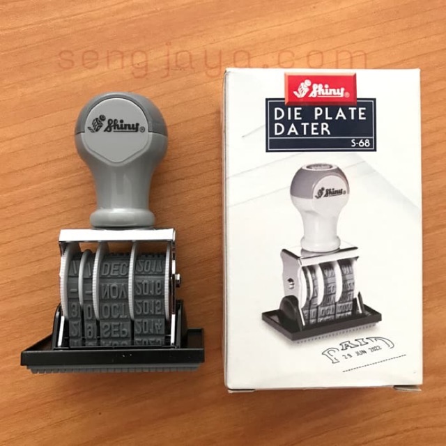 

Date Stamp with PAID 4mm Shiny S-68
