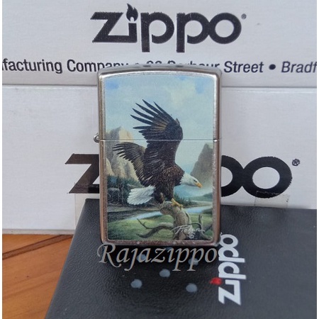 Zippo Original USA 49822 Linda Picken Eagle Street Chrome