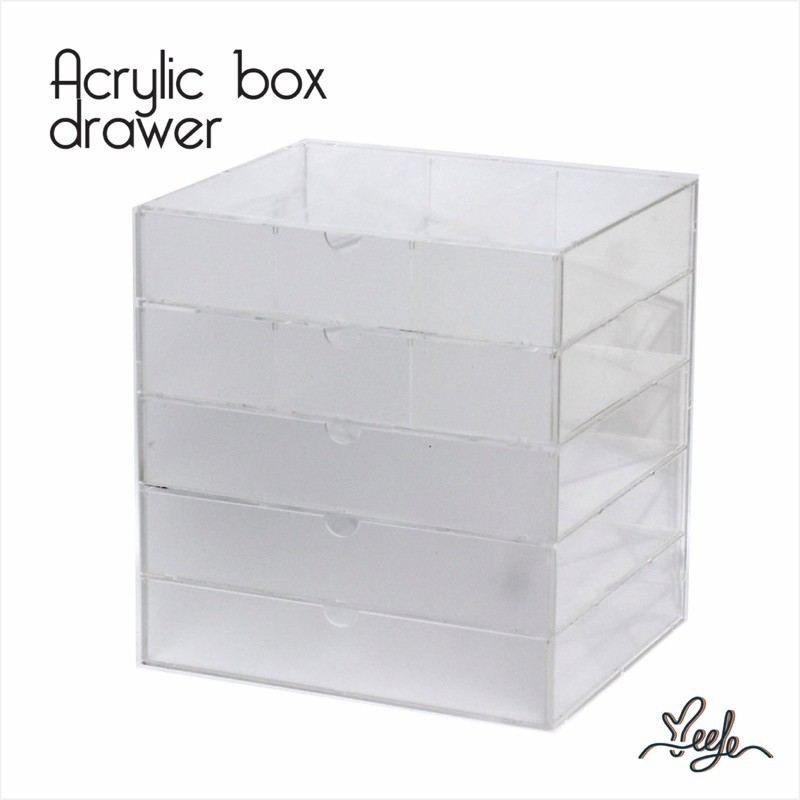 Acrylic box drawer akrilik laci organizer