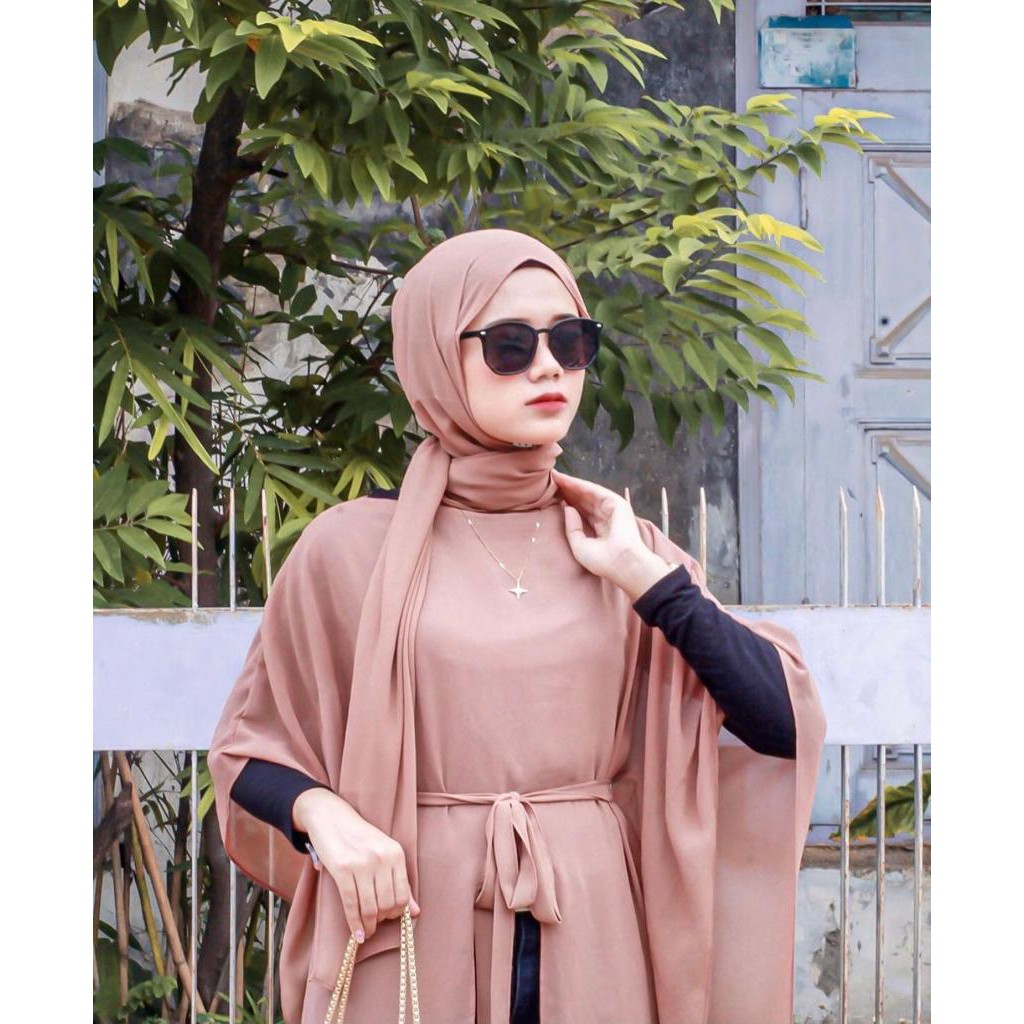 AW - PROMO !!! CHICI MAXI DRESS OUTER FREE HIJAB-1