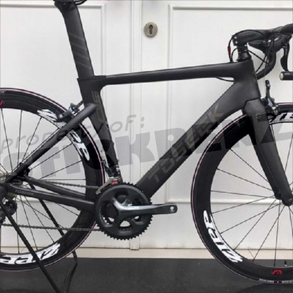 Cutting Sticker Stiker Frame Sepeda Roadbike Toseek 01 Custom