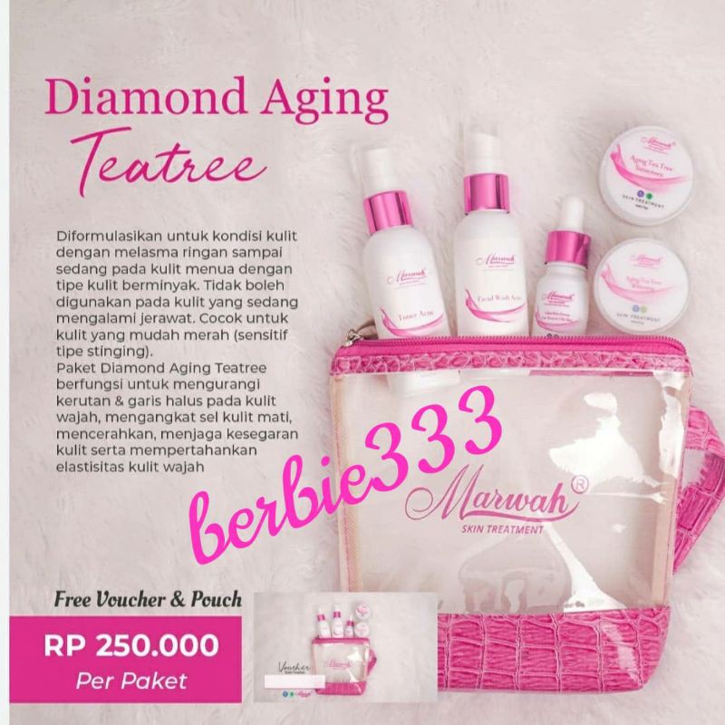 Anti Aging Teatree Marwah Skincare Halal &amp; BPOM