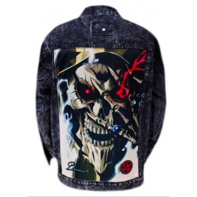 JAKET JEANS DENIM SKULL RANDOM SANDWASH PREMIUM BEST SELLER