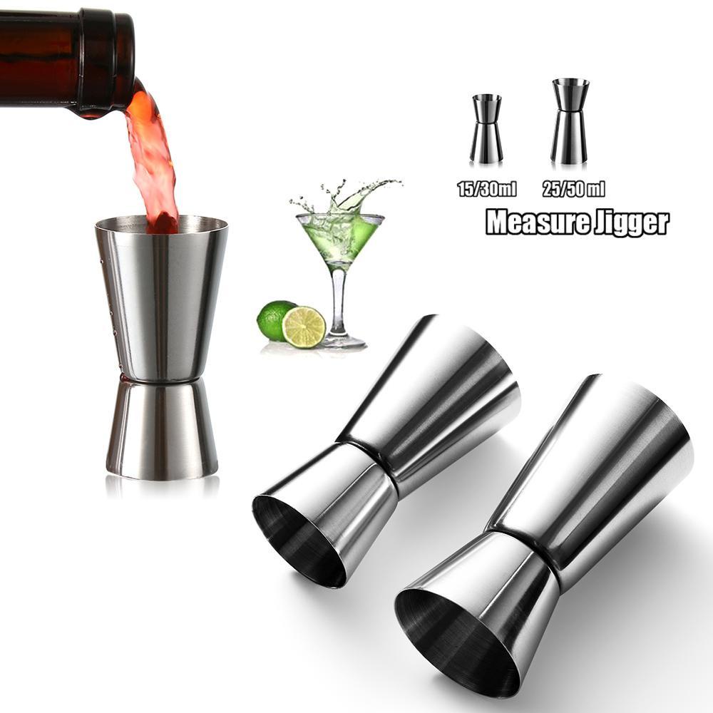 Preva Measure Jigger Cup Home&amp;Living Gelas Jigger Stainless Steel Dual Shot Gadget Dapur