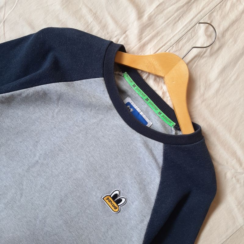 CREWNECK PANCOAT TWO TONE