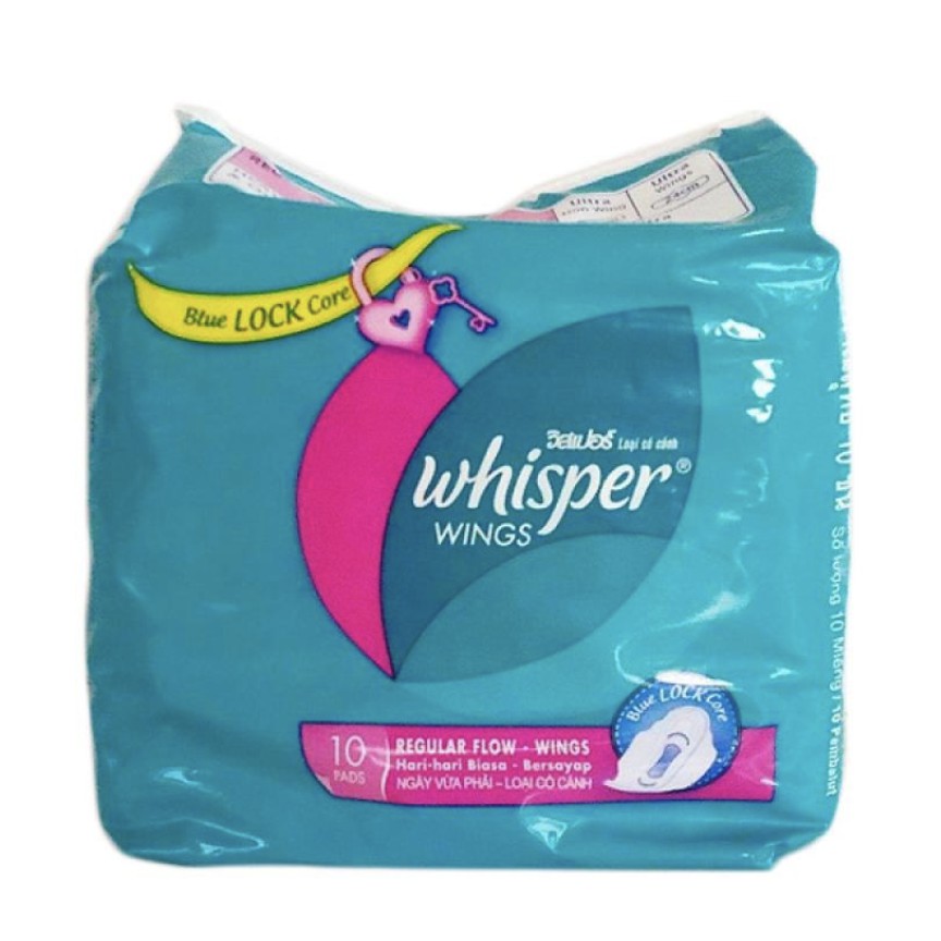 Whisper Napkin Regular 10s
