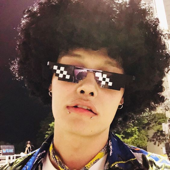 [Promo Terbaru] Kacamata Thug Life Mosaic Fashion Unisex Kacamata Sunglasses Import