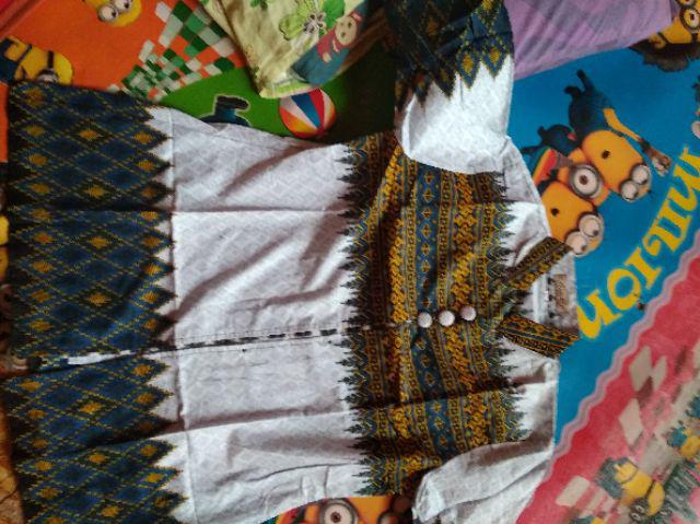 Atasan Batik Dolby Dolbi Dobby Doby Tenun Sutra Tulis Halus Katun Atbm Baron ,sarombit Atasan