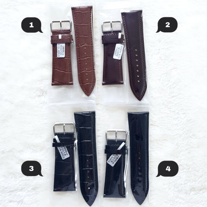 Strap Kulit Jam - Avante Italy Ukuran 28