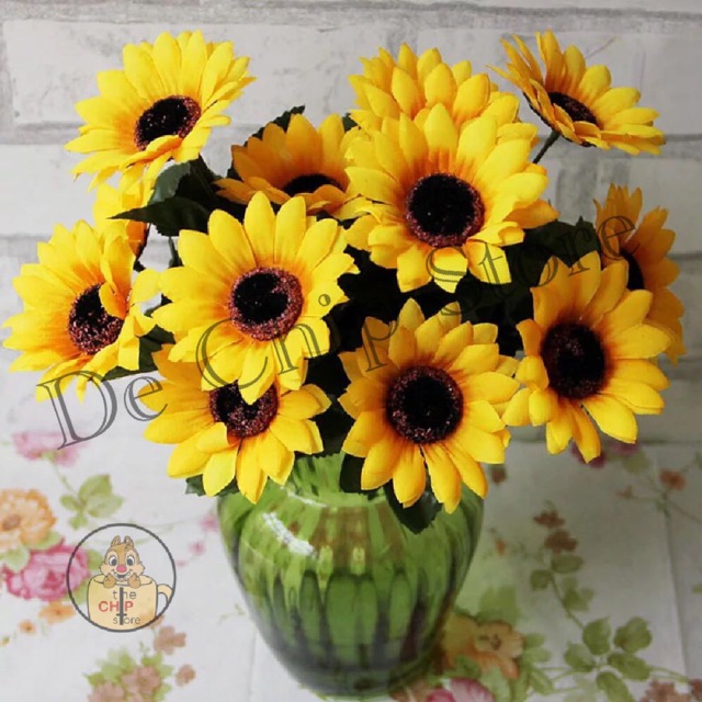 Buket Bunga Matahari Matahari Artificial Flower Sunflower Shopee Indonesia