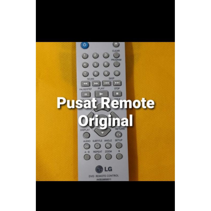 REMOTE REMOT DVD LG PLAYER AKB33659511 ORIGINAL ASLI