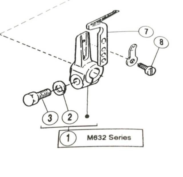 204072 Looper Bawah Mesin Jahit Obras Pegasus M-Series