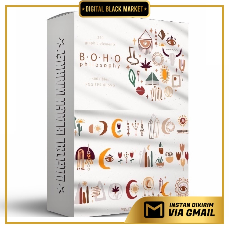 Boho Philosophy Collection - Vector Designs