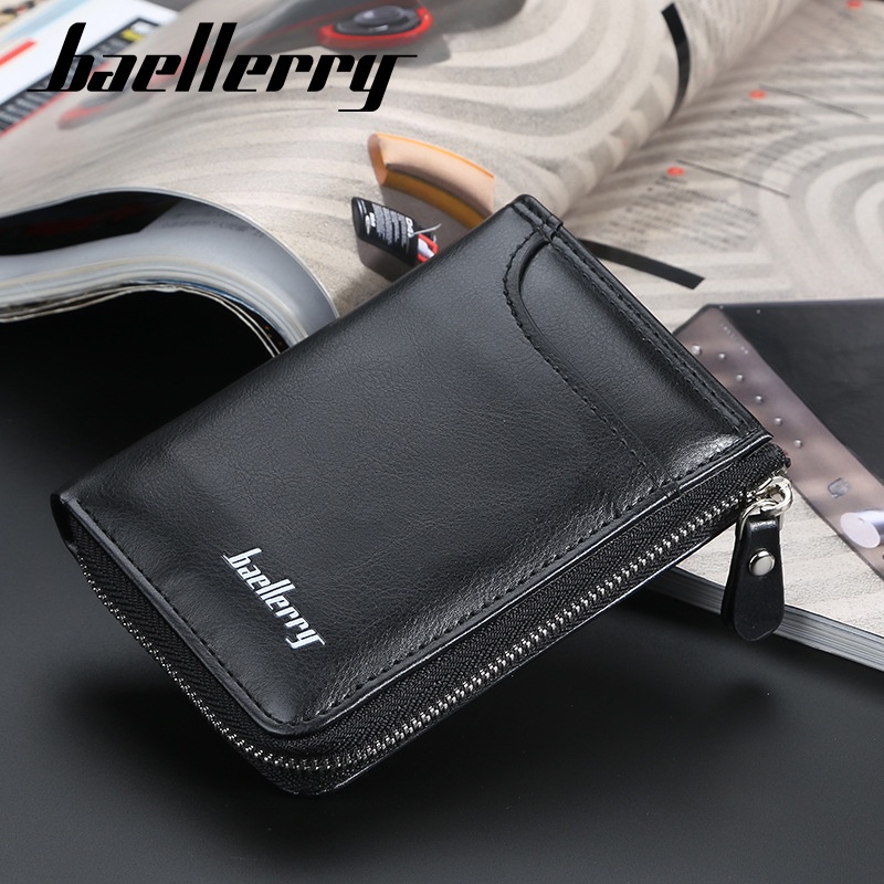 DOMPET LIPAT PRIA SLOT KUNCI KARTU UANG STNK BAELLERRY ORIGINAL KULIT HITAM LEADS WA471B5 IMPORT MULTIFUNGSI COWOK KEREN MURAH PREMIUM BATAM KEKINIAN LAKI SIMPLE