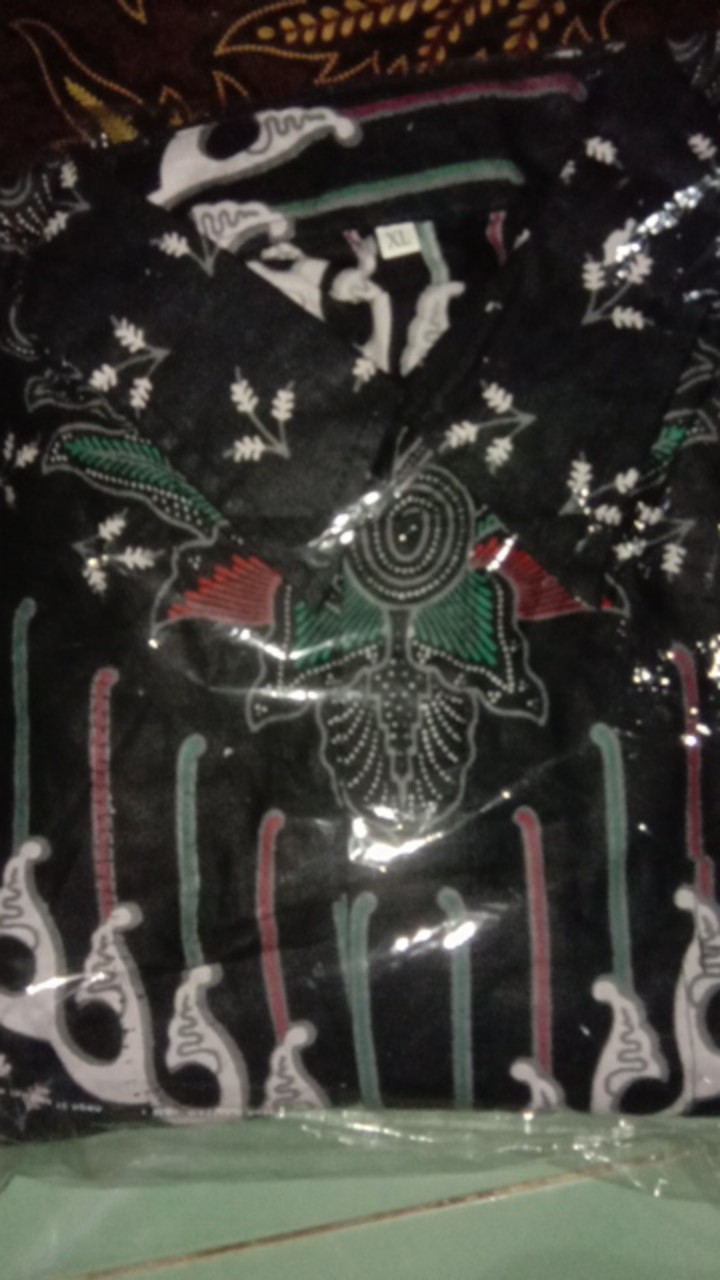 Nailo Batik Hrb026 Kenongo Kemeja Tosca Pendek Pekalongan Padi M L Xl Sogan Tulis Halus Kemeja Batik