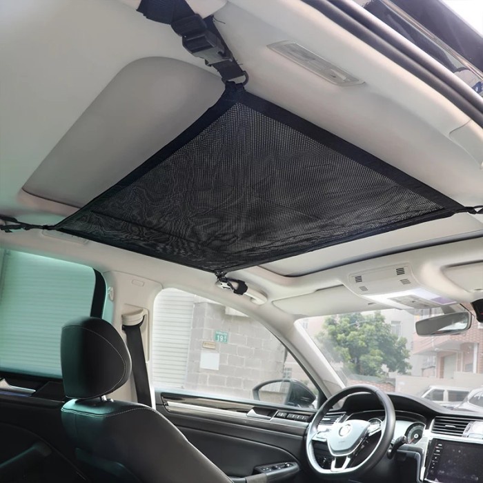 car organizer kantong Jaring Penyimpanan untuk Atap Interior Mobil