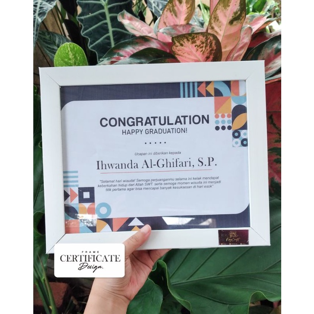 

BINGKAI SERTIFIKAT | HADIAH UNIK | KADO MURAH PALEMBANG