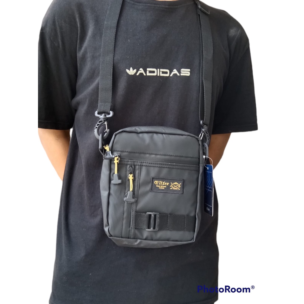 tas selempang pria wanita waterproof slingbag eliter anti air