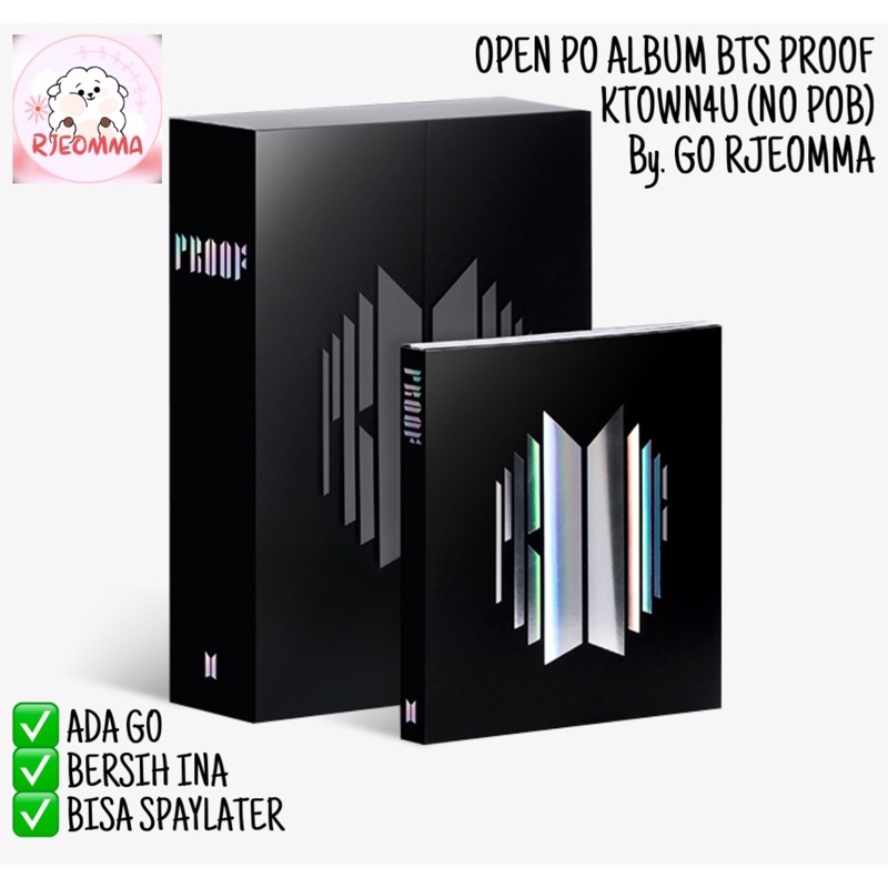 [PO] ALBUM COMEBACK CB BTS PROOF SET STANDARD COMPACT EDITION FULLSET KTOWN KTOWN4U