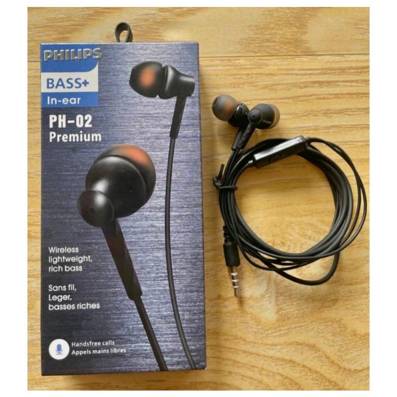 Headset/ Handsfree/ HF/ Earphone Philips PH- 02 Lighweight Rich Bass Premium