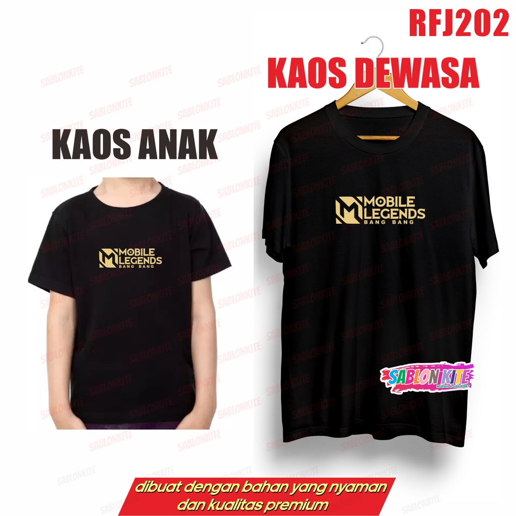 MURAH!!! KAOS GAME ANAK DEWASA RFJ202 MOBILE