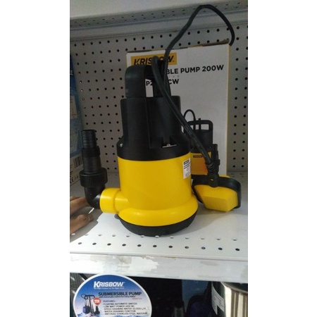 Submersible pump krisbow 200watt / pompa celup krisbow / pompa kuras kolam krisbow 200w